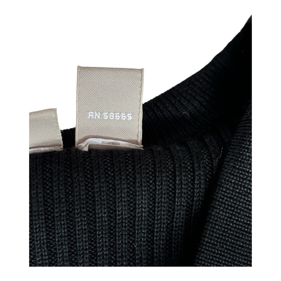 Nordstrom silk long sleeve button down ribbed cardigan twin set w/shell | Size M - Picture 13 of 15